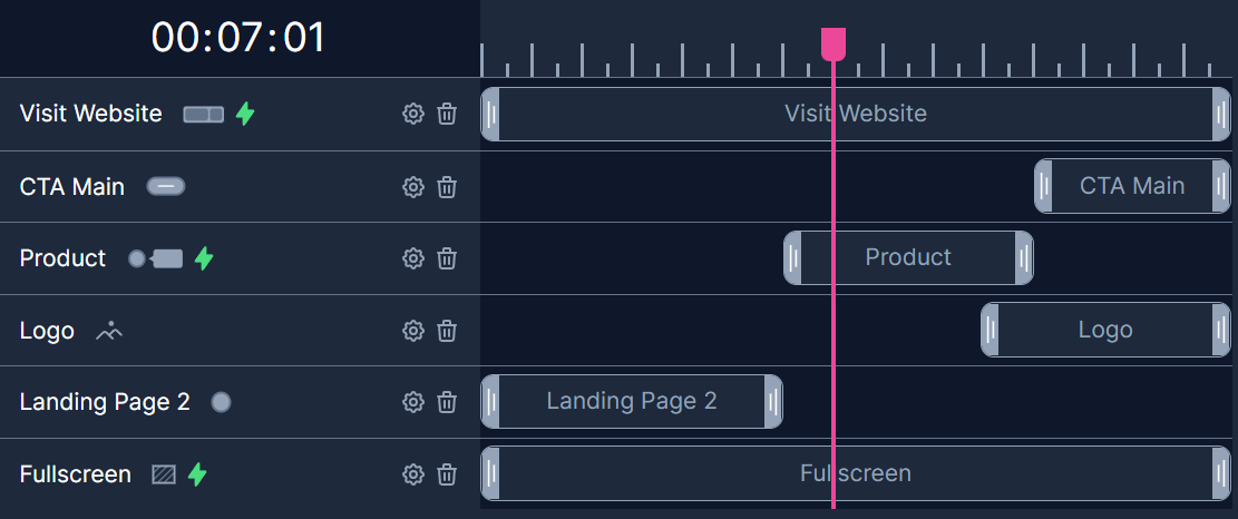 Timeline style update